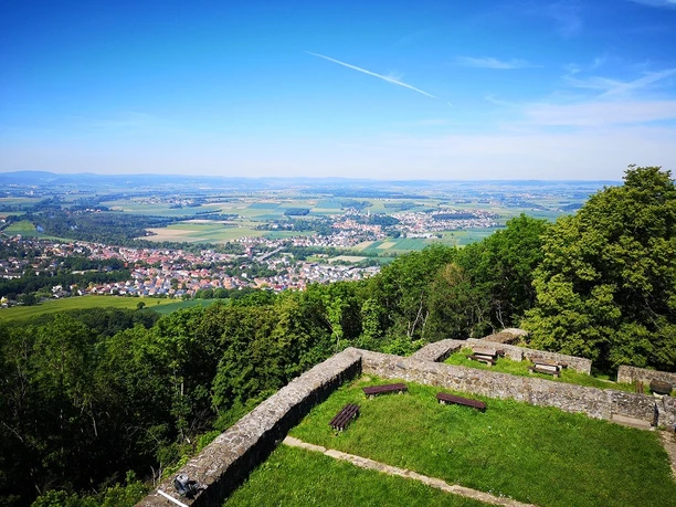 Blick von der Burgruine