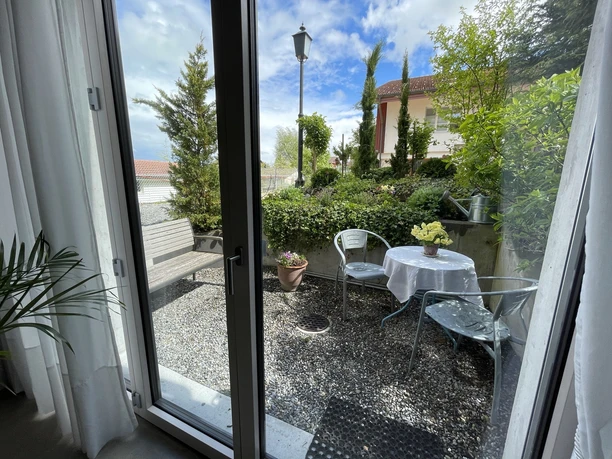 Beinwil am See_BnB Hummel_Gautschi_Sitzplatz