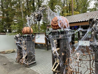 Halloween Dekoration im Eifelpark