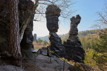 Herkulessäulen im Bielatal