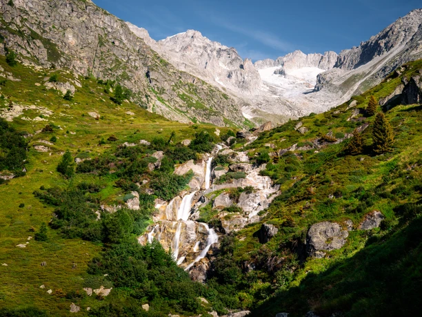 Bächitalbach with the glacier