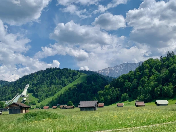 Die Skisprungschanze