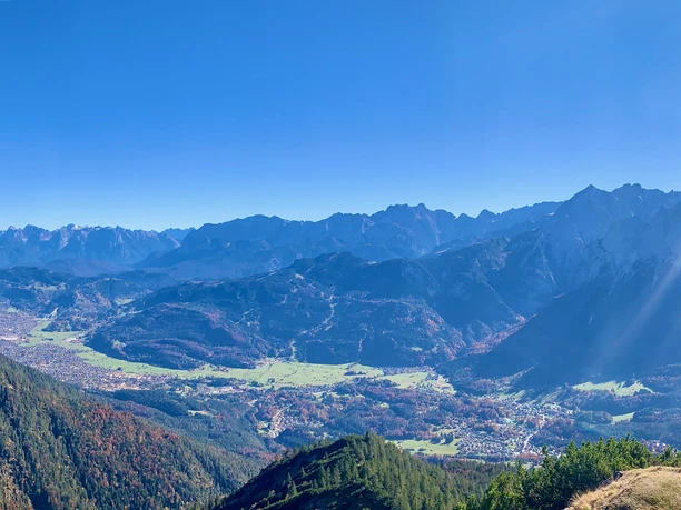 Garmisch-Partenkirchen von oben