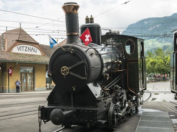 Dampffahrt auf der Rigi