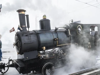 Dampffahrt auf der Rigi