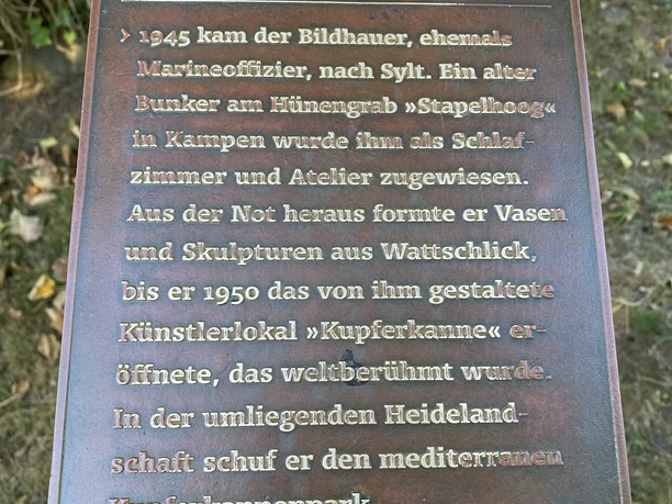 Kunststele Günter Rieck