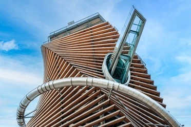 Harzturm Torfhaus med forlystelsesrutsjebane Rasantia