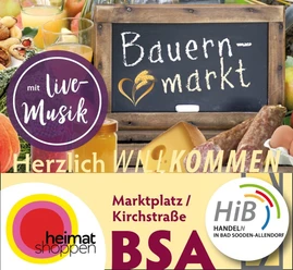 Bauernmarkt mit verkaufsoffenem Sonntag