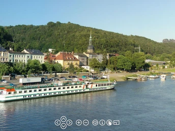 Panorama - Blick auf Bad Schandau