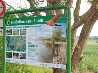 Infotafel Naturschutzgebiet Frießnitzer See-Struth