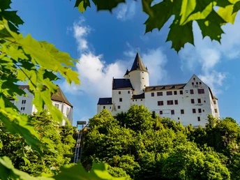 Blick auf Schloss Schwarzenberg