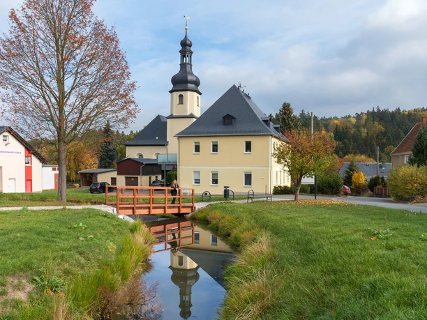 Kammweg an der Ringwallanlage in Bobenneukirchen / Vogtland
