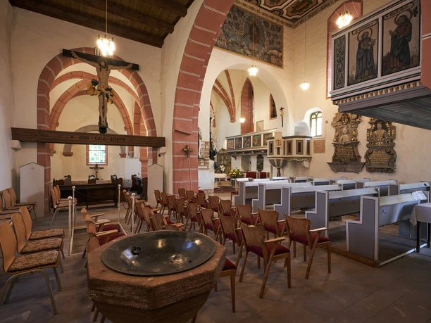 Innenraum der Pfarrkirche St. Veit in Wünschendorf