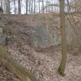 Nordwestseite des Grauwacke-Steinbruchs