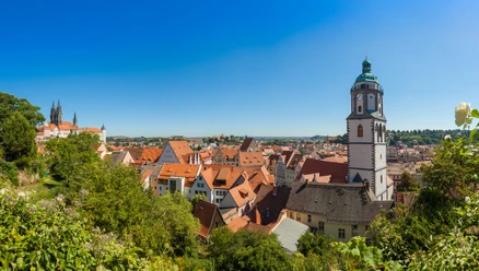 Panorama mit Blick auf die Frauenkirchturm