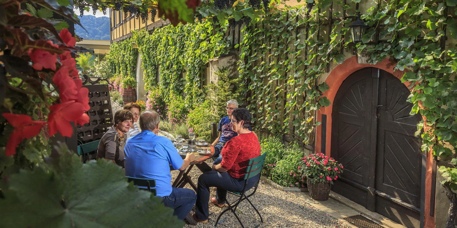 Vinzerz Richters Wirtschaftshof am Kapitelholzsteig
