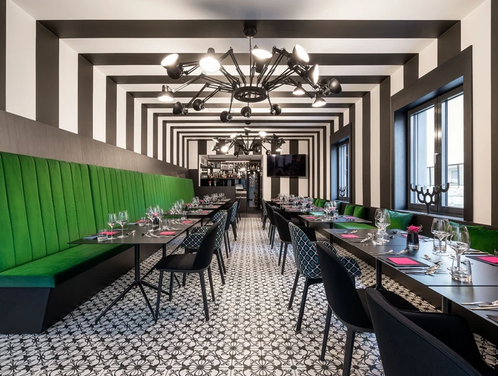 Restaurantbereich Grüner Salon