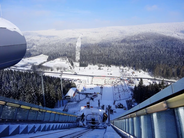 Sparkasse Vogtland Arena von oben