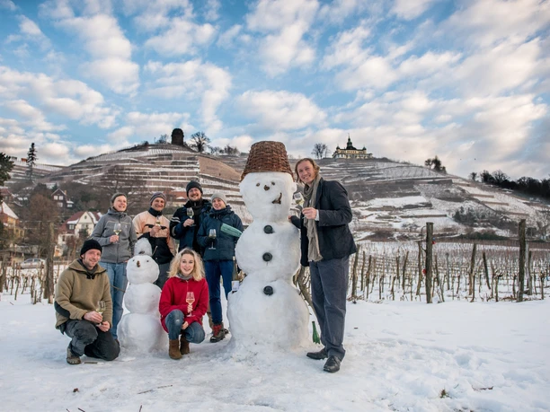 Winter auf dem Weingut Aust Winter auf dem Weingut Aust