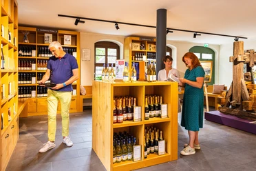 Touristischer Infopunkt Hoflößnitz, mit Vinothek im Weingut