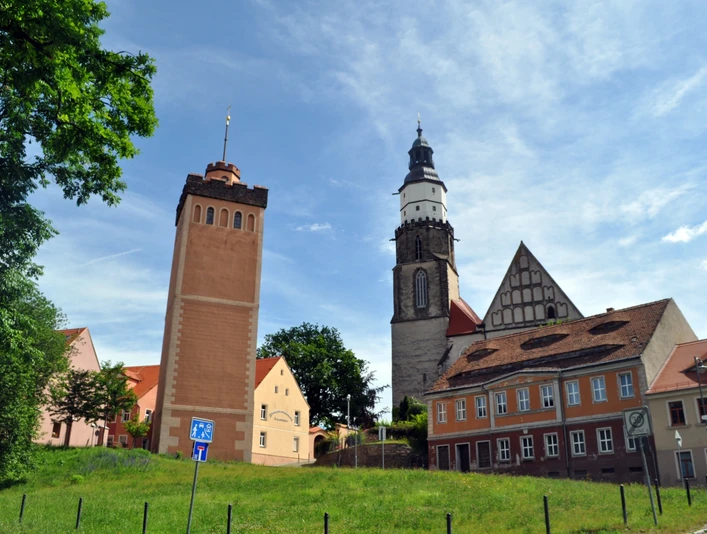 Roter Turm und St. Marienkirche