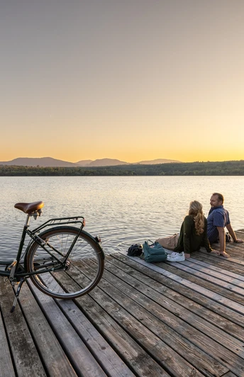 Olbersdorfer See im Zittauer Gebirge