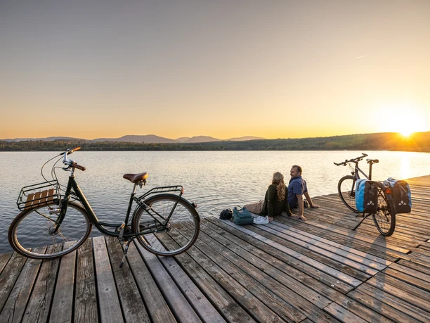 Olbersdorfer See im Zittauer Gebirge
