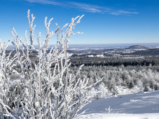 Blick vom Kahleberg im Winter