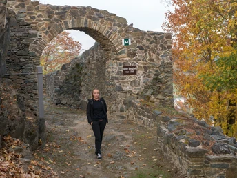 Burgruine Blankenberg am Kammweg Erzgebirge-Vogtland