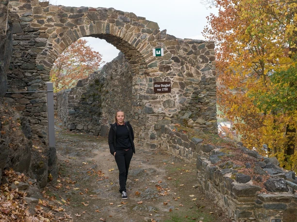 Burgruine Blankenberg am Kammweg Erzgebirge-Vogtland