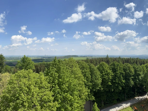 Blick vom Aussichtsturm Butterberg