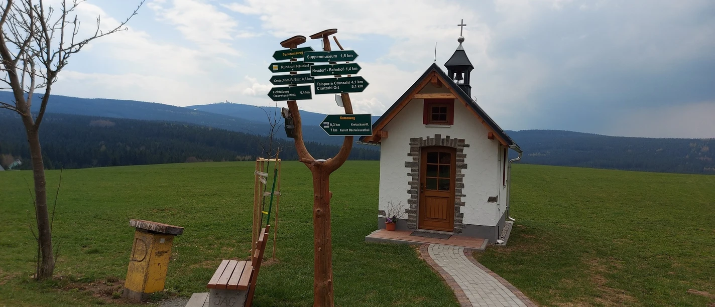 Wanderkapelle in Kretscham-R.