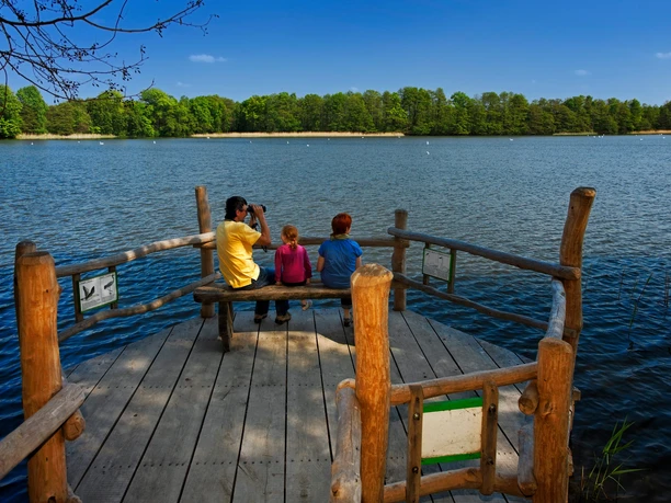 Beobachtungsplatz im Biosphärenreservat