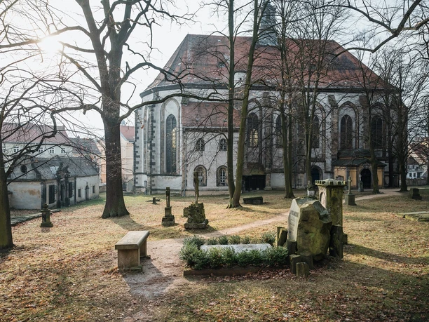 Nikolaikirche Görlitz vom Friedhof aus gesehen