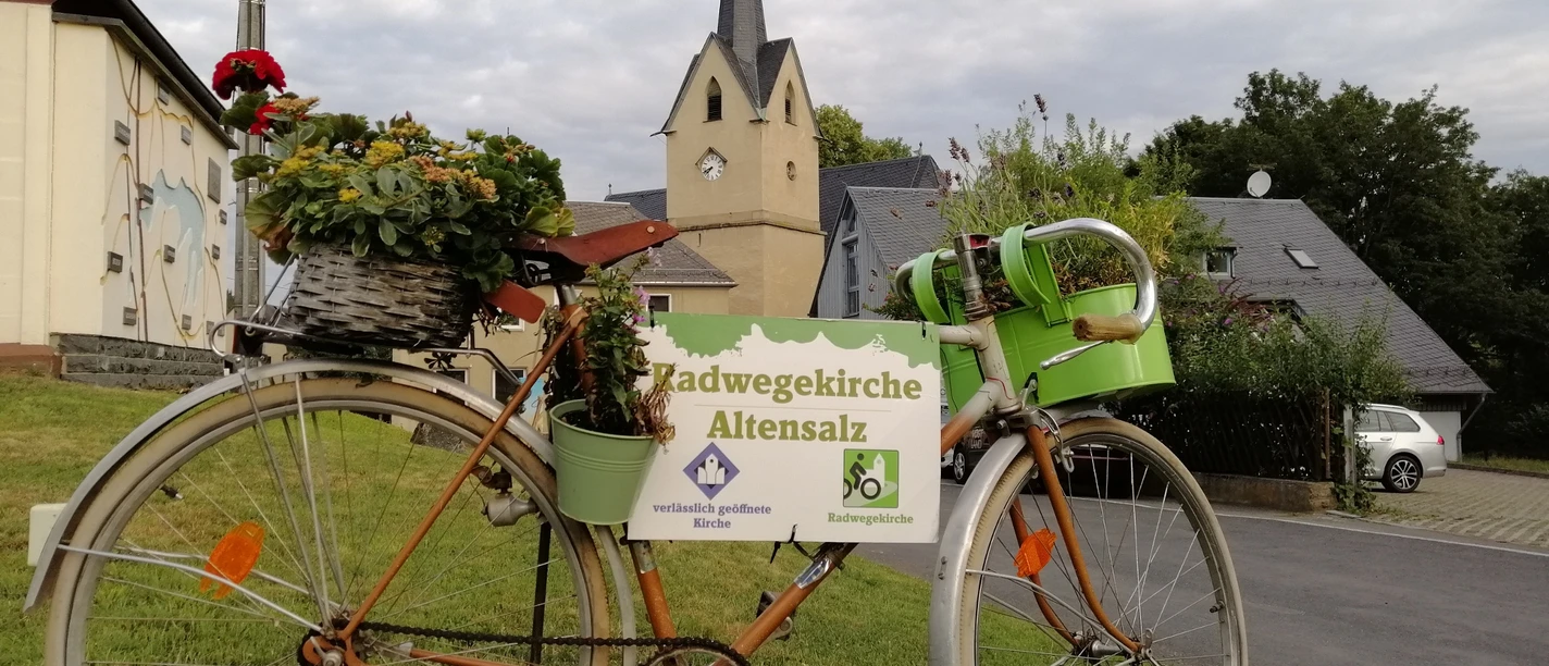 Altensalz ist seit 2019 eine Radwegekirche