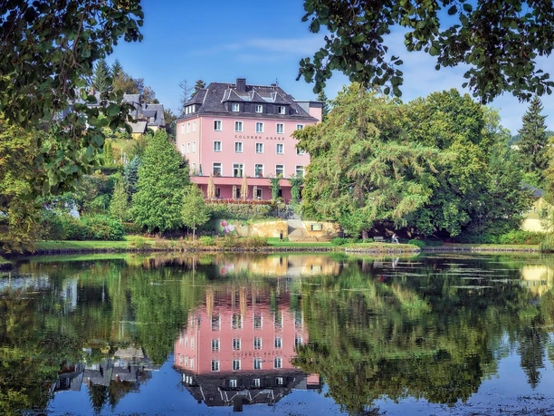 Panoramablick Goldner Anker