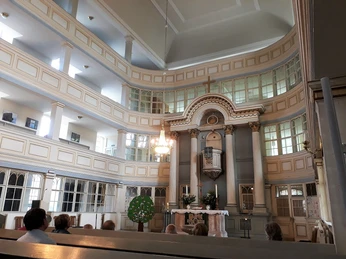 Altar in der Stadtkirche St. Nicolai