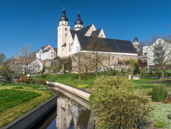 St. Johannis-Kirche und Komturhof Plauen
