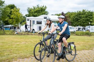 Fahrradverleih am Campingplatz Gunzenberg