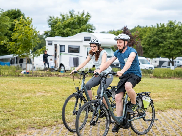 Fahrradverleih am Campingplatz Gunzenberg