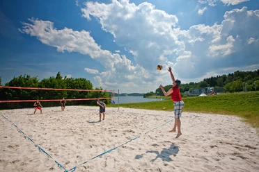 Beachvolleyball Talsperre Pöhl