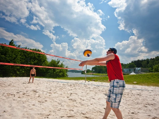 Beachvolleyball Talsperre Pöhl