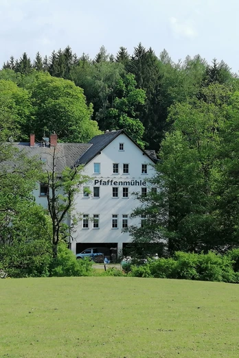 Blick auf die Pfaffenmühle bei Plauen