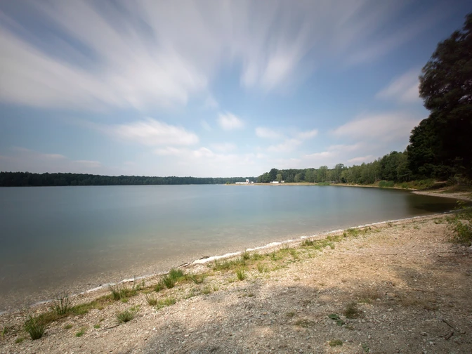 Strand vom Albrechtshainer See