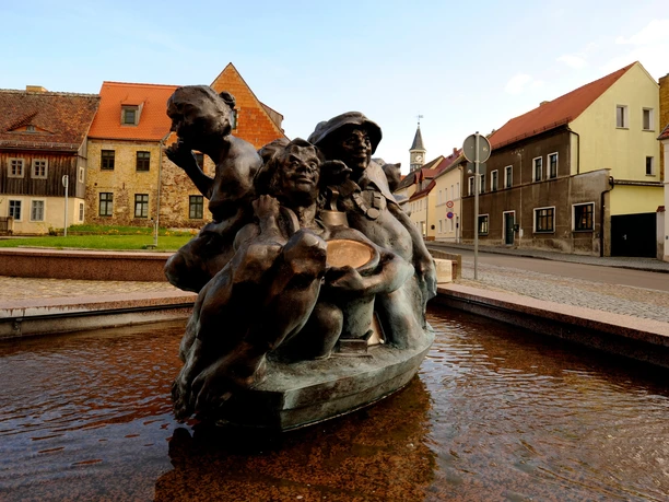 Schildbürgerdenkmal in Schildau ©W. Siesing