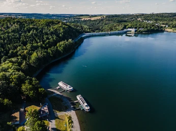 Luftbild Talsperre Pöhl