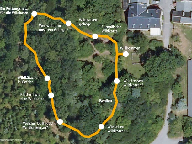 Erlebnispfad Wildkatzenspung Pfaffengut Plauen
