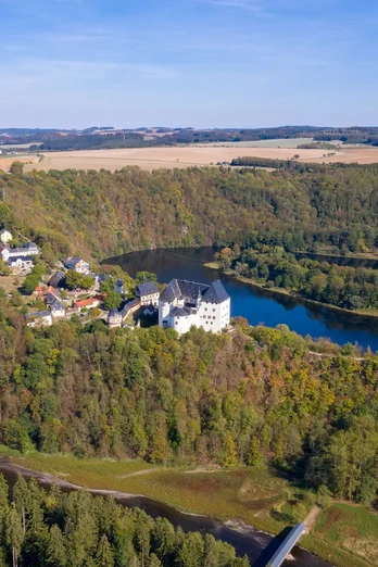 Schloss Burgk und Vorsperre Burgkhammer