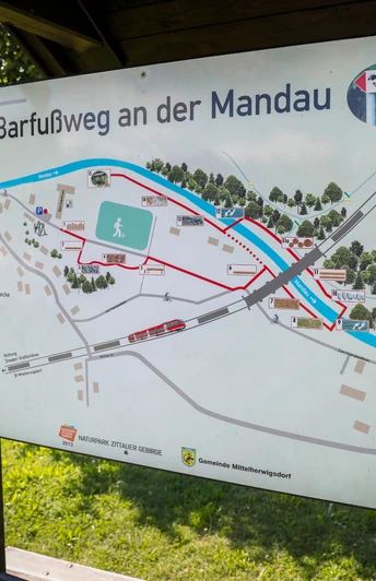 Barfußweg in Mittelherwigsdorf