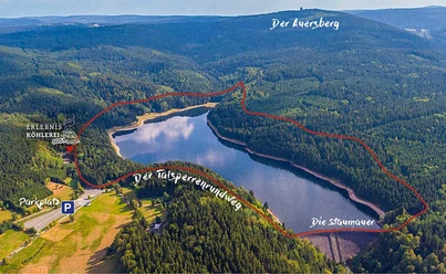 Imbiss in der Erlebnisköhlerei an der Talsperre Sosa